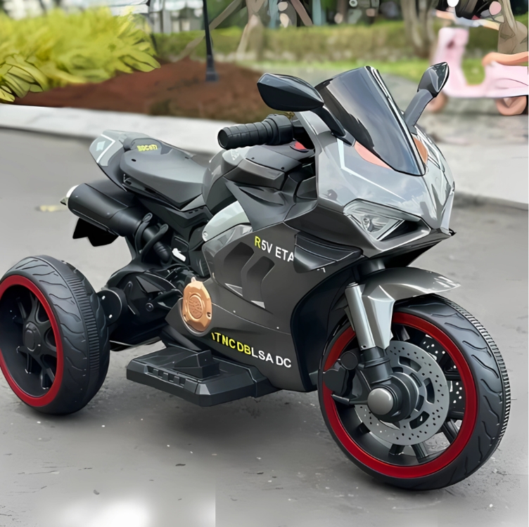 Motinha Eletrica Mini Motorizada Cinza Carregador Usb Rádio Motinha Eletrica Mini Motorizada Cinza Carregador Usb Rádio