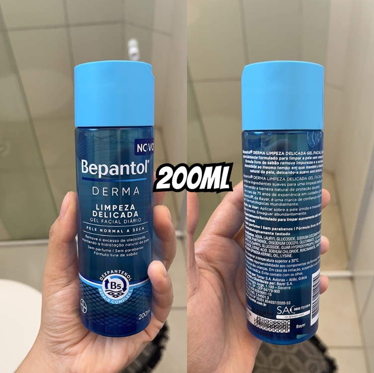 Bepantol Derma Gel de Limpeza Facial Diário, Hidratante, Pele Normal a Seca 200ml Bepantol Derma Gel de Limpeza Facial Diário, Hidratante, Pele Normal a Seca 200ml