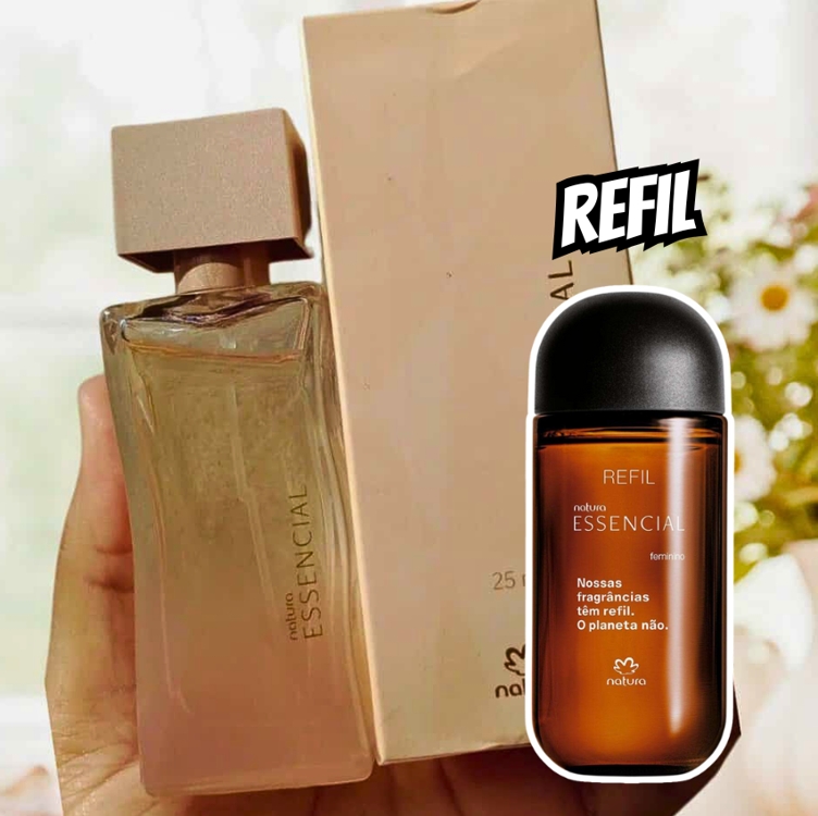 Refil Desodorante Perfume Essencial Feminino 100 Ml Refil Desodorante Perfume Essencial Feminino 100 Ml