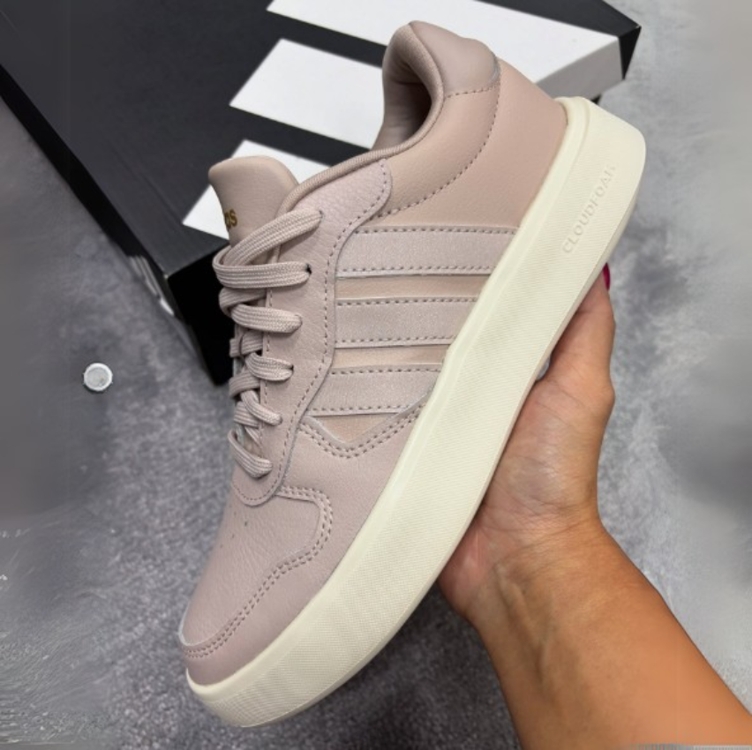 Tênis Adidas Litecourt Feminino - Branco+prata Tênis Adidas Litecourt Feminino - Branco+prata