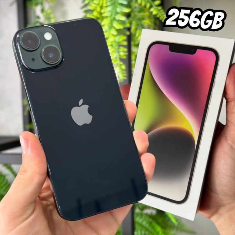 Apple iPhone 14 (256 Gb) - Meia noite - Distribuidor Autorizado Apple iPhone 14 (256 Gb) - Meia noite - Distribuidor Autorizado