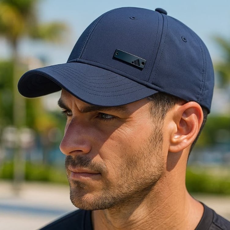 Boné Adidas Aba Curva Strapback Essentials Básico Boné Adidas Aba Curva Strapback Essentials Básico