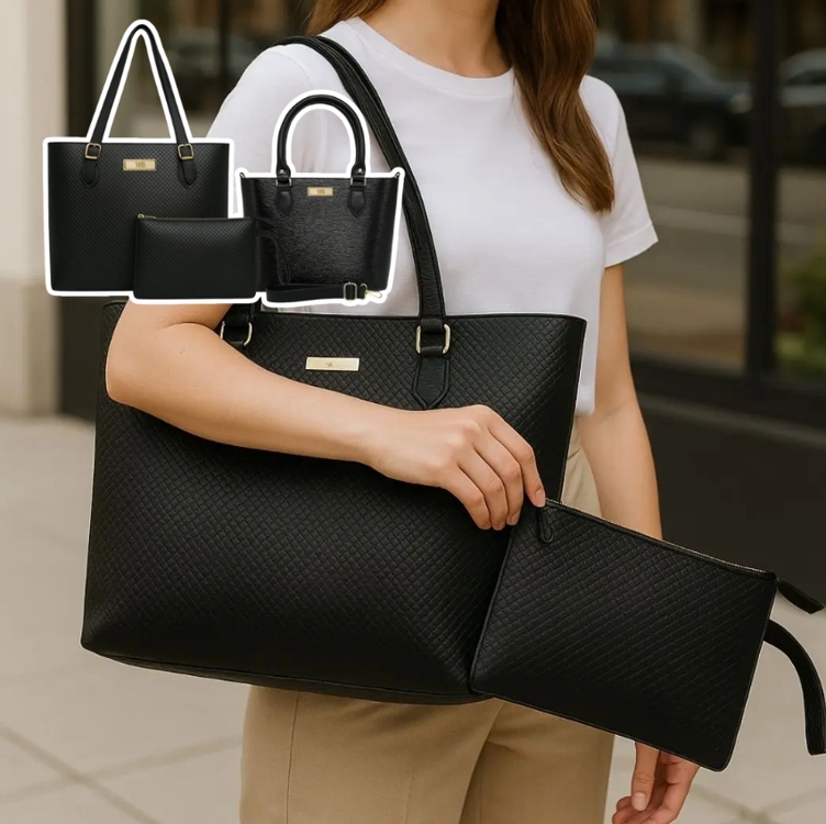 Kit Bolsas Grande + Bau + Carteira Feminina Willibags . Kit Bolsas Grande + Bau + Carteira Feminina Willibags .