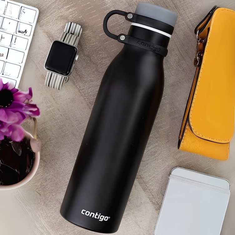 Contigo, Garrafa Térmica Inox Parede Dupla Matterhorn, 591ML Contigo, Garrafa Térmica Inox Parede Dupla Matterhorn, 591ML