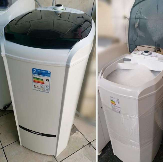 Suggar Lavadora De Roupas Lavamax Eco 10kg 110v Branca Le1001br Suggar Lavadora De Roupas Lavamax Eco 10kg 110v Branca Le1001br