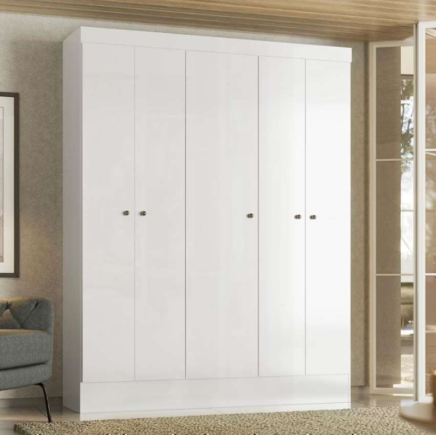 Guarda-Roupa Casal Demóbile Ártico com 5 Portas Guarda-Roupa Casal Demóbile Ártico com 5 Portas