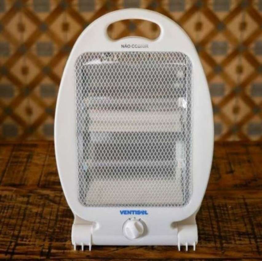 Aquecedor Elétrico Quartzo Portátil Ventisol Branco 127V Aquecedor Elétrico Quartzo Portátil Ventisol Branco 127V