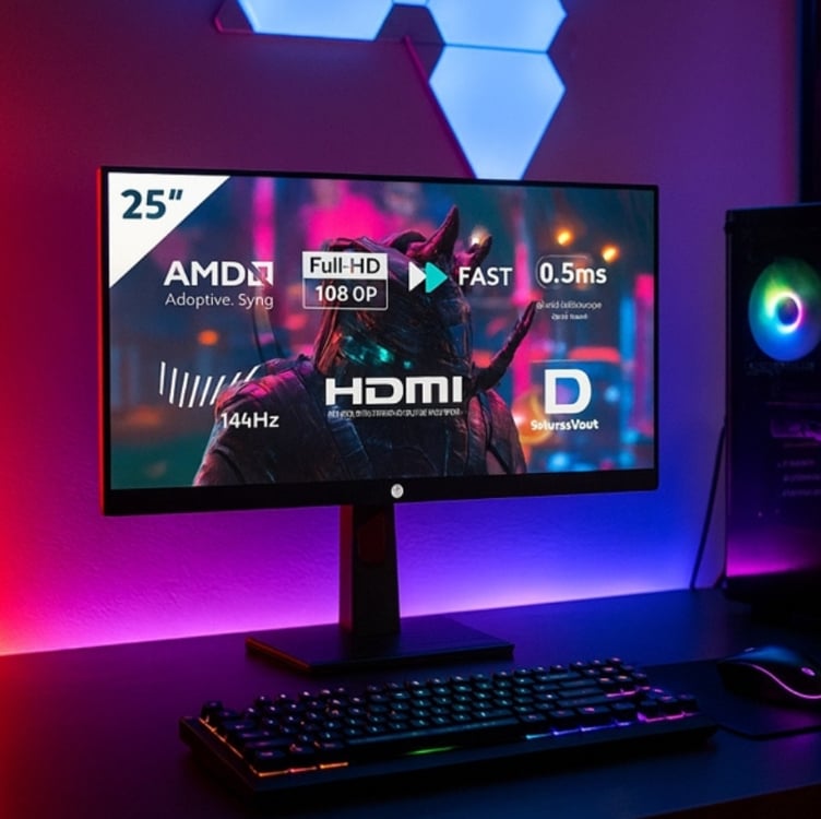 Monitor Gamer Haiz 25'' 0.5ms Full Hd 144hz Ips Amd Vesa Monitor Gamer Haiz 25'' 0.5ms Full Hd 144hz Ips Amd Vesa