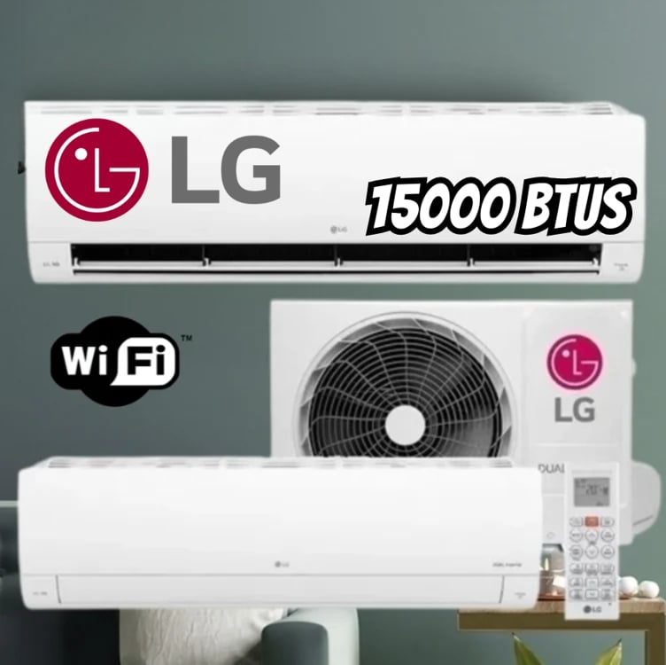 Ar Condicionado Inverter LG Voice +ai 15000 Btus Frio - 220v Ar Condicionado Inverter LG Voice +ai 15000 Btus Frio - 220v