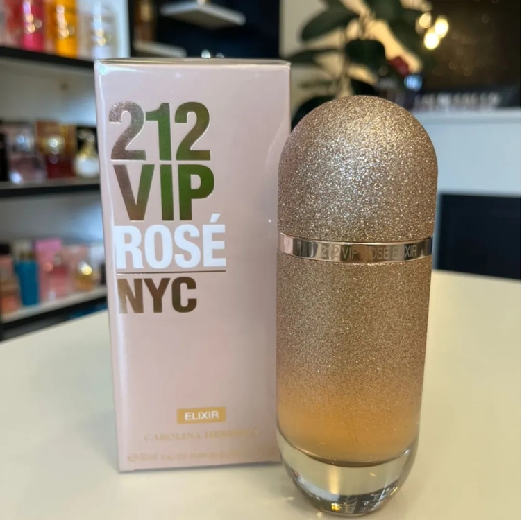 Carolina Herrera 212 Vip Rosé Elixir Edp 80ml Para Feminino Carolina Herrera 212 Vip Rosé Elixir Edp 80ml Para Feminino