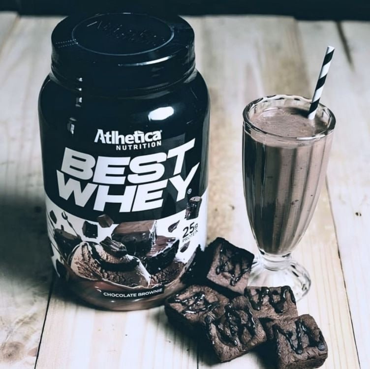 Best Whey Protein Brownie Chocolate 900g Proteína 25g Atlhetica Nutrition Best Whey Protein Brownie Chocolate 900g Proteína 25g Atlhetica Nutrition