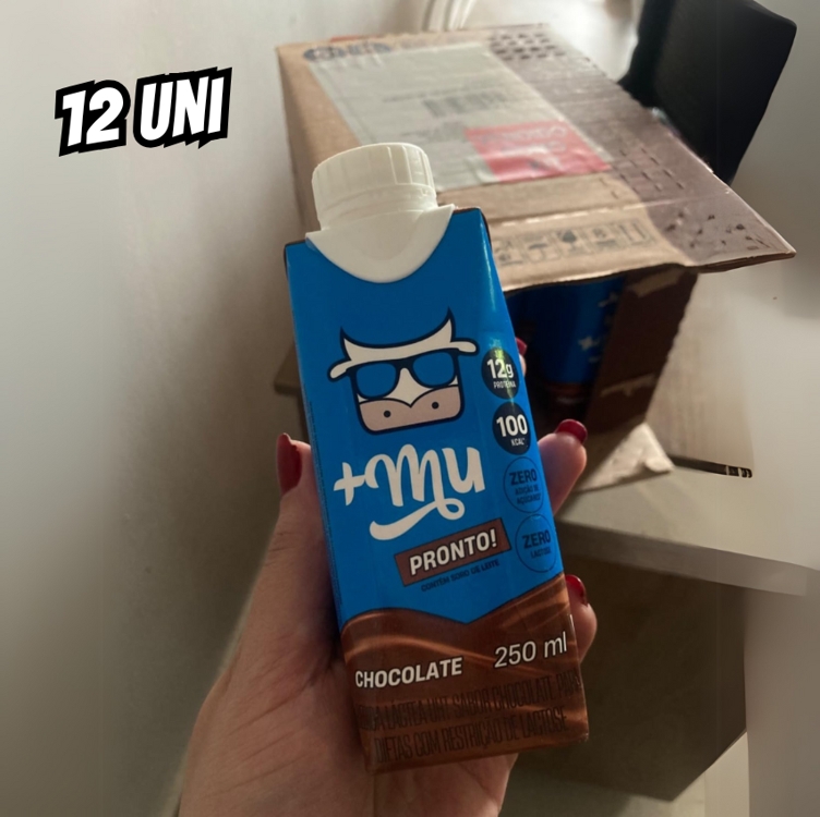 +Mu Bebida Proteica Láctea UHT Sabor Chocolate - Pack 12 unidades +Mu Bebida Proteica Láctea UHT Sabor Chocolate - Pack 12 unidades