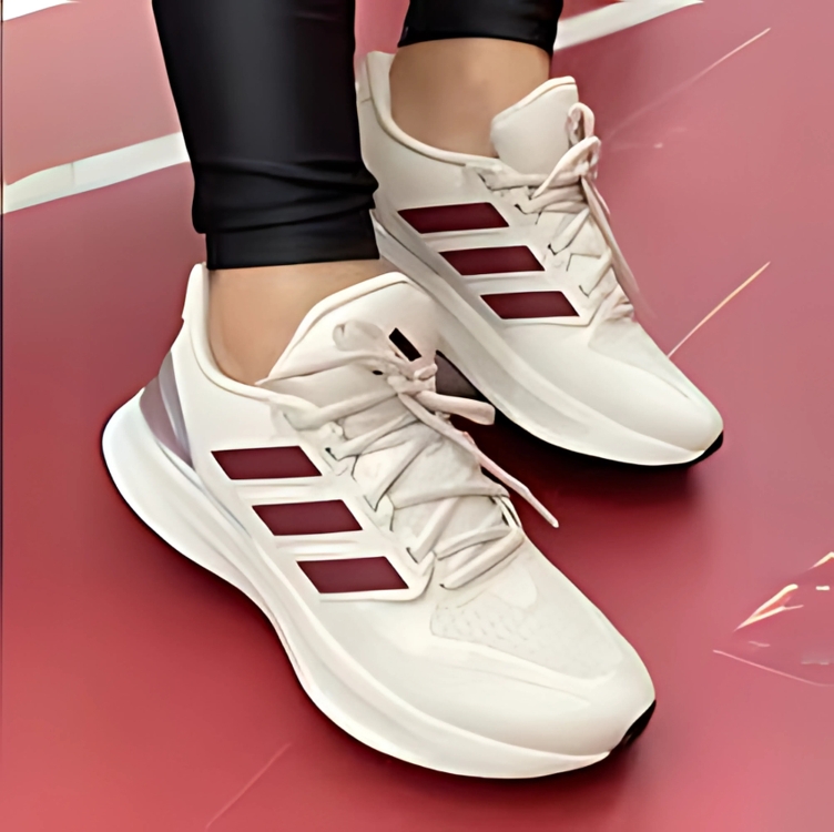 Tênis Adidas Ultrarun 5 Feminino - Cinza+Vermelho Tênis Adidas Ultrarun 5 Feminino - Cinza+Vermelho