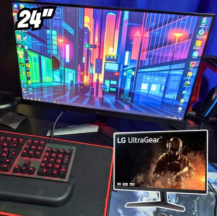 Monitor Gamer Lg Ultragear 24'' 144hz 1ms Full Hd Monitor Gamer Lg Ultragear 24'' 144hz 1ms Full Hd