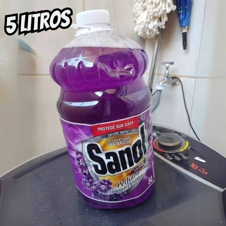 Desinfetante Lavanda Sanol 5 Litros Desinfetante Lavanda Sanol 5 Litros