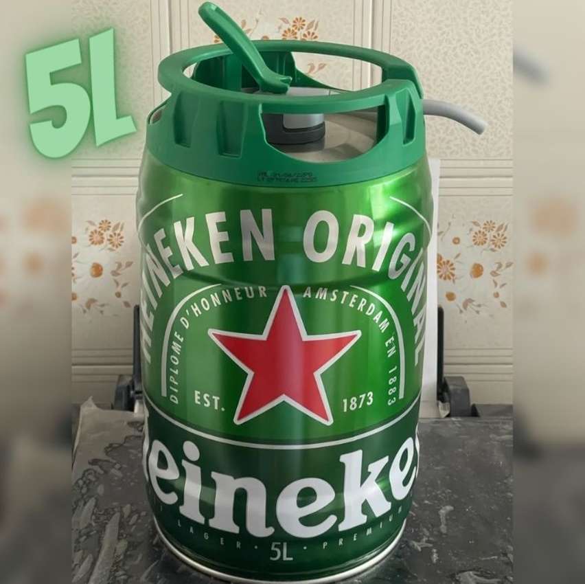 Cerveja Heineken Keg Barril - 5 Litros Cerveja Heineken Keg Barril - 5 Litros