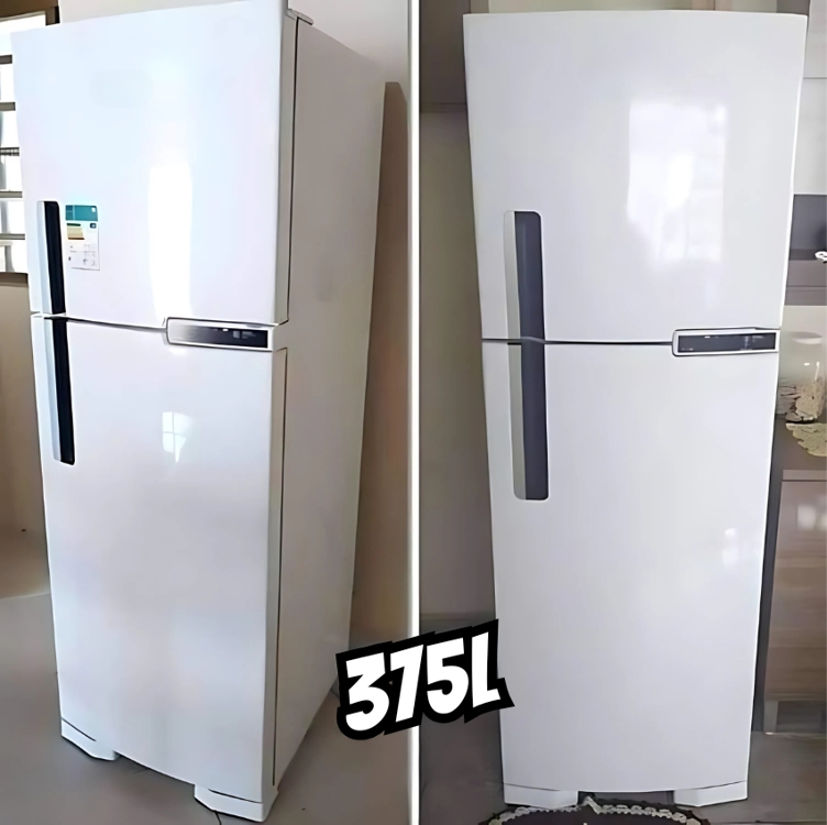Geladeira Brastemp Frost Free Duplex 375 litros cor Branca - BRM44HB Geladeira Brastemp Frost Free Duplex 375 litros cor Branca - BRM44HB