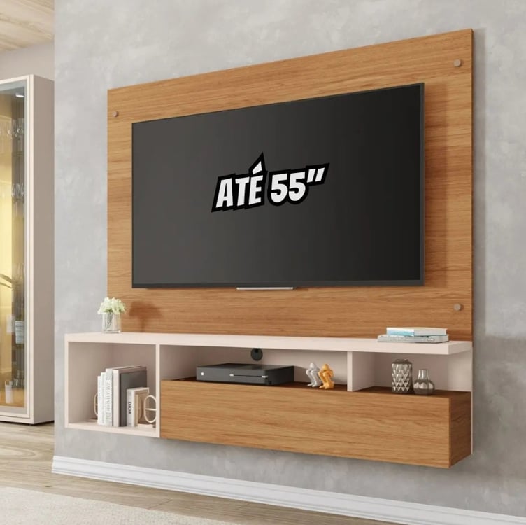Painel para TV até 55" Caemmun Black 19 SE Painel para TV até 55" Caemmun Black 19 SE