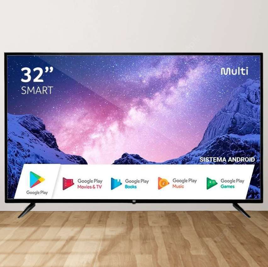 Smart TV Multi 32 Polegadas HD, HDMI, USB, Wifi e Android Integrado, Google Assistente - TL042 Smart TV Multi 32 Polegadas HD, HDMI, USB, Wifi e Android Integrado, Google Assistente - TL042