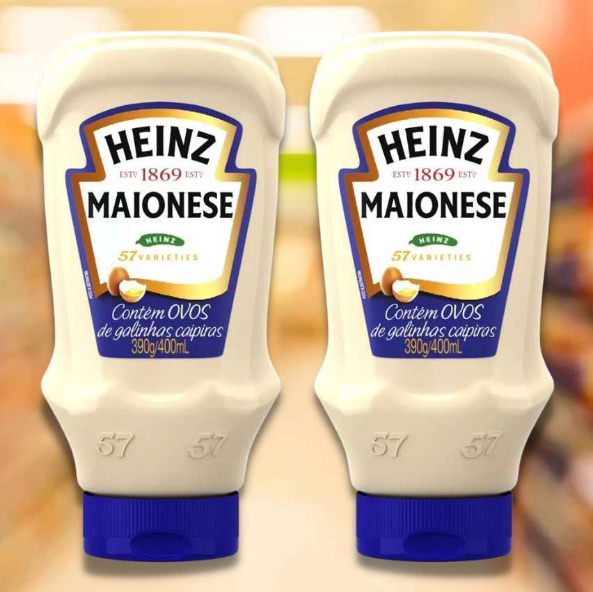 Kit Maionese Tradicional Heinz 390g - 2 Unidades Kit Maionese Tradicional Heinz 390g - 2 Unidades