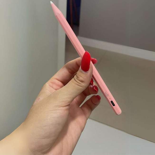 Caneta Pencil WB Para Apple iPad com Palm Rejection e Ponta de Alta Precisão 1.0mm (Rosa) Caneta Pencil WB Para Apple iPad com Palm Rejection e Ponta de Alta Precisão 1.0mm (Rosa)