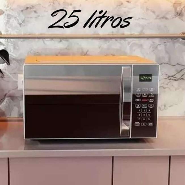 Micro-ondas Philco Pmo28s 25 Litros Limpa Fácil 1100w 110v Micro-ondas Philco Pmo28s 25 Litros Limpa Fácil 1100w 110v