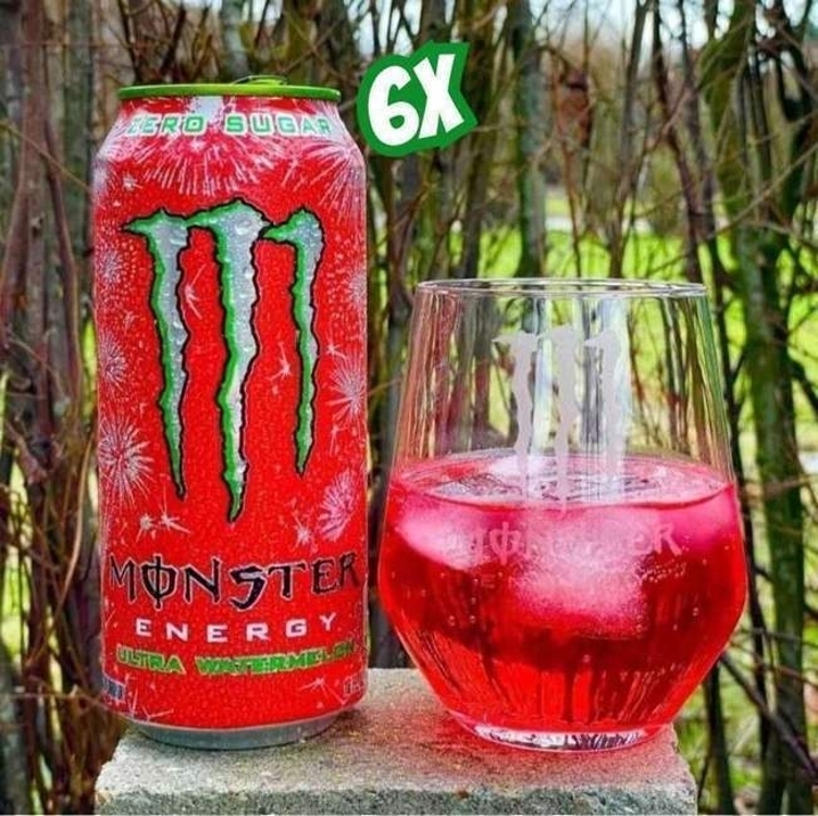 Pack De Monster Ultra Watermelon Lt 473ml 6 Unidades Pack De Monster Ultra Watermelon Lt 473ml 6 Unidades