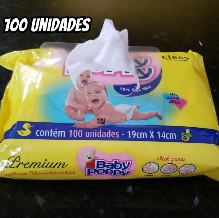Baby Poppy Lenço Umedecido Sache Baby Poppy Com 100 Tamanho Único Baby Poppy Lenço Umedecido Sache Baby Poppy Com 100 Tamanho Único