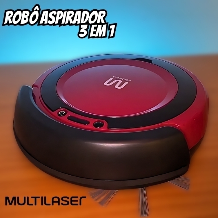 Aspirador Robô Joaninha Bivolt Varre, Aspira e Passa Pano Ideal para Pets Multi - HO441 Aspirador Robô Joaninha Bivolt Varre, Aspira e Passa Pano Ideal para Pets Multi - HO441
