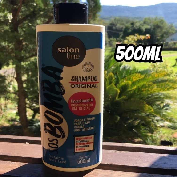 Shampoo Uso Diário 500 ml Sos Bomba Vitaminas Unit, Salon Line, Branco Shampoo Uso Diário 500 ml Sos Bomba Vitaminas Unit, Salon Line, Branco