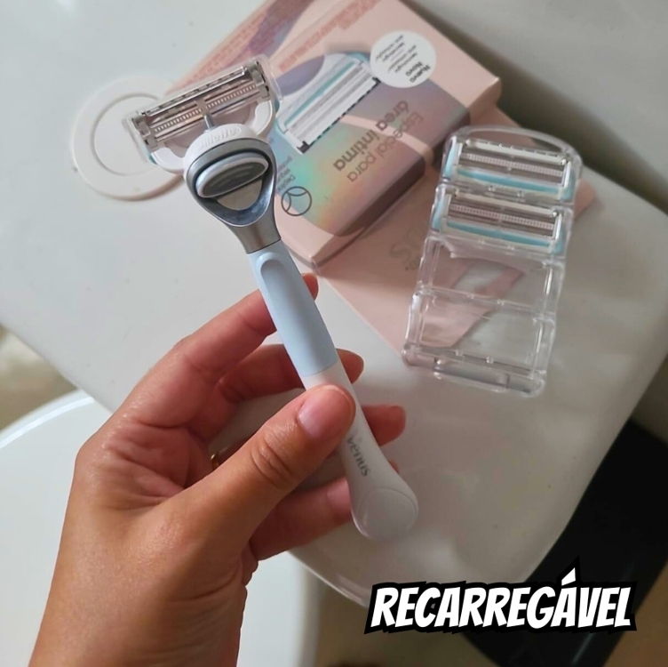 Gillette Venus Especial Para Área Íntima Carga para Aparelho de Depilação Recarregável com Barra Anti-irritação, Depilação Íntima Gillette Venus Especial Para Área Íntima Carga para Aparelho de Depilação Recarregável com Barra Anti-irritação, Depilação Íntima