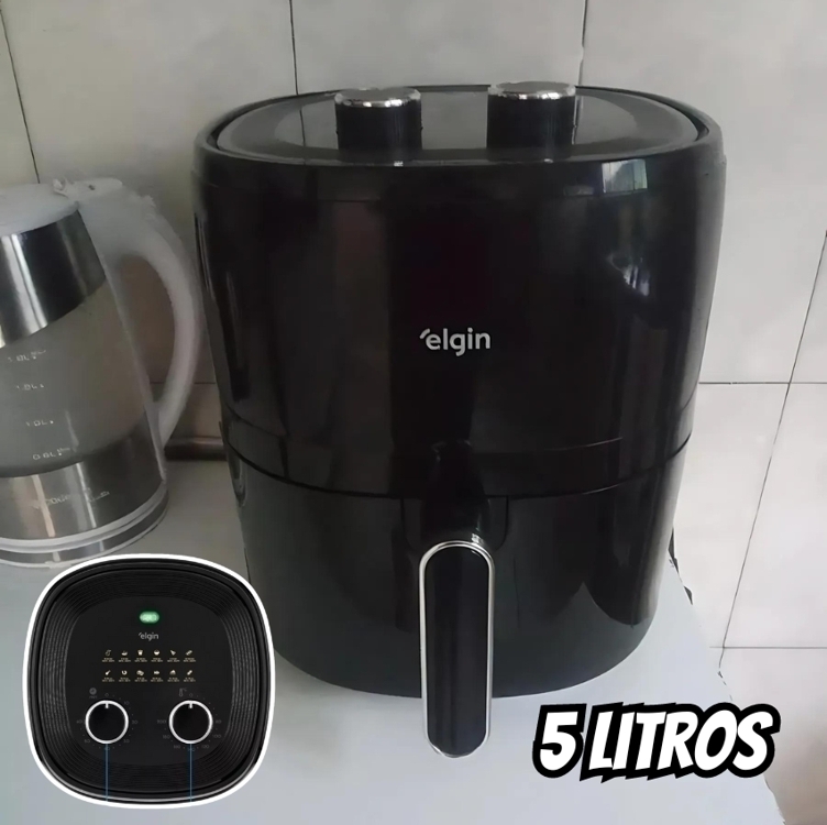 Fritadeira Elétrica Space 5 Elgin 5l 1700w Airfryer 127v Fritadeira Elétrica Space 5 Elgin 5l 1700w Airfryer 127v