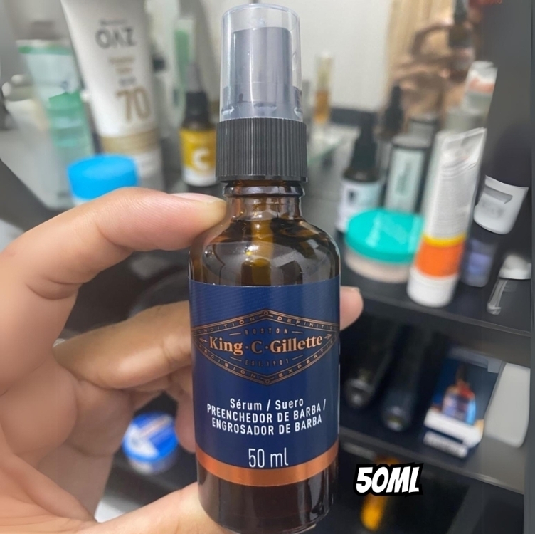 King C. Gillette, Preenchedor De Barba 50ml, Sérum Para Barba, Cuidado Da Barba Para Homens, Produtos Para Barba, Aumenta O Volume King C. Gillette, Preenchedor De Barba 50ml, Sérum Para Barba, Cuidado Da Barba Para Homens, Produtos Para Barba, Aumenta O Volume