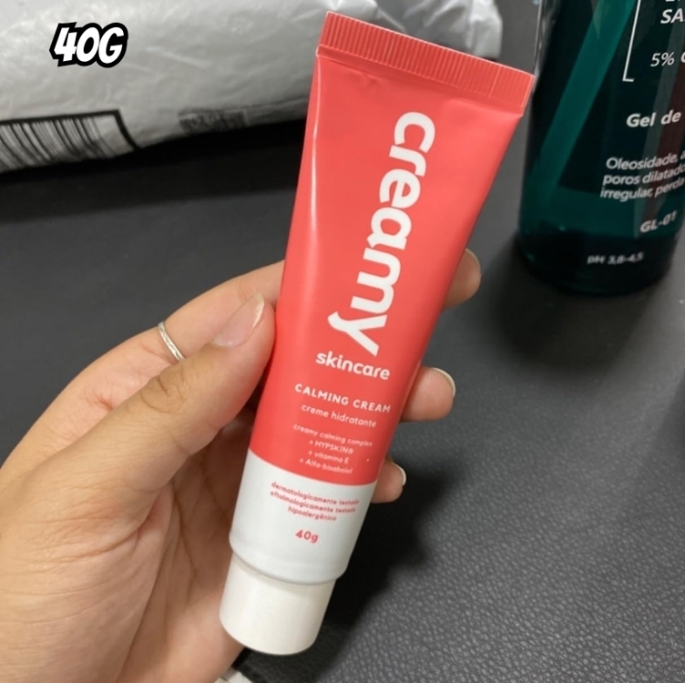Creamy Skincare Calming Cream 40g | Acalma a Pele Sensibilizada, Alívio Rápido em Casos de Vermelhidão, Rápida Absorção | Todos os Tipos de Pele, Especialmente Sensíveis Creamy Skincare Calming Cream 40g | Acalma a Pele Sensibilizada, Alívio Rápido em Casos de Vermelhidão, Rápida Absorção | Todos os Tipos de Pele, Especialmente Sensíveis