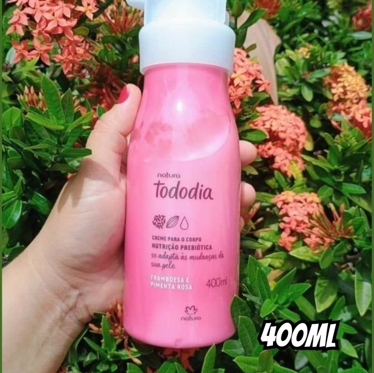 Creme Desodorante Nutritivo para o Corpo Framboesa e Pimenta Rosa Tododia Creme Desodorante Nutritivo para o Corpo Framboesa e Pimenta Rosa Tododia