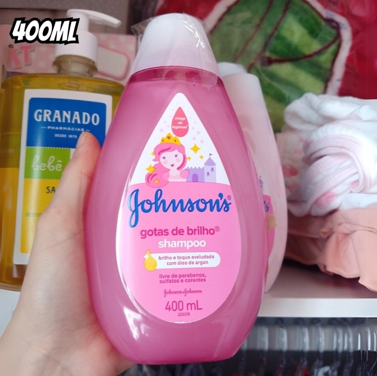 Shampoogotas de Brilho, Johnson'S Baby, Rosa, 400 Ml Shampoogotas de Brilho, Johnson'S Baby, Rosa, 400 Ml