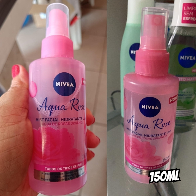 Nivea Hidratante Facial Mist Aqua Rose 150ml - Hidratante Em Spray Com Água De Rosas, Pode Ser Usado Como Primer Ou Para Refrescar A Pele Nos Dias Quentes Nivea Hidratante Facial Mist Aqua Rose 150ml - Hidratante Em Spray Com Água De Rosas, Pode Ser Usado Como Primer Ou Para Refrescar A Pele Nos Dias Quentes