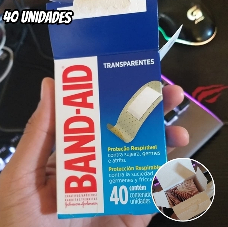 Band-Aid Curativos Adesivos Regular 40 Unidades Band-Aid Curativos Adesivos Regular 40 Unidades