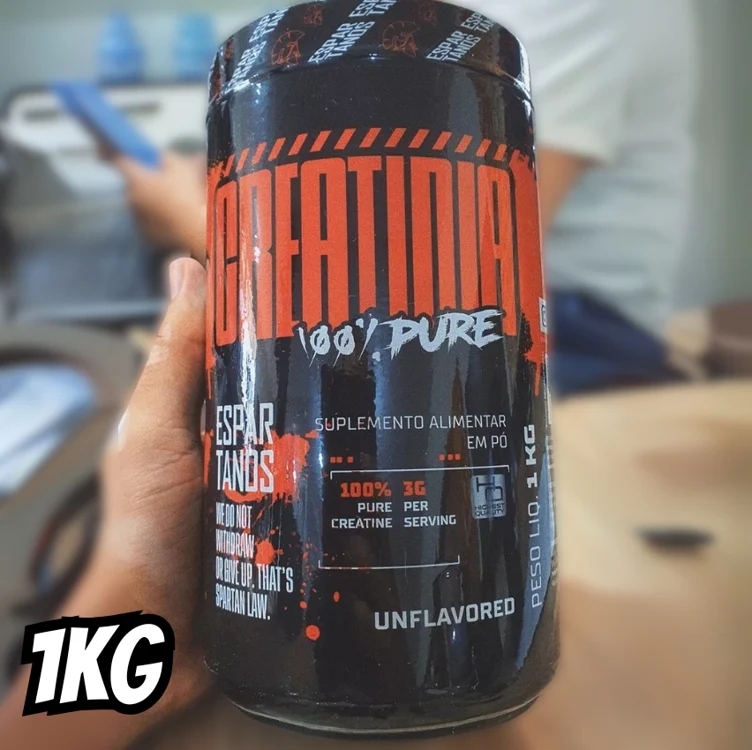 Creatina Monohidratada 100% Pura 1kg - Espartanos Creatina Monohidratada 100% Pura 1kg - Espartanos