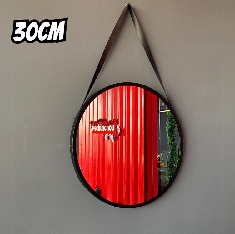 Espelho Adnet Redondo Para Banheiro/quarto/sala/30cm+brinde Espelho Adnet Redondo Para Banheiro/quarto/sala/30cm+brinde