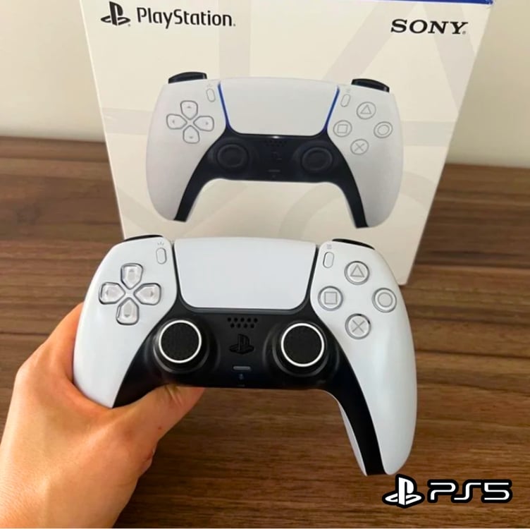Controle Sony DualSense PS5, Sem Fio, Branco - 3005767 Controle Sony DualSense PS5, Sem Fio, Branco - 3005767