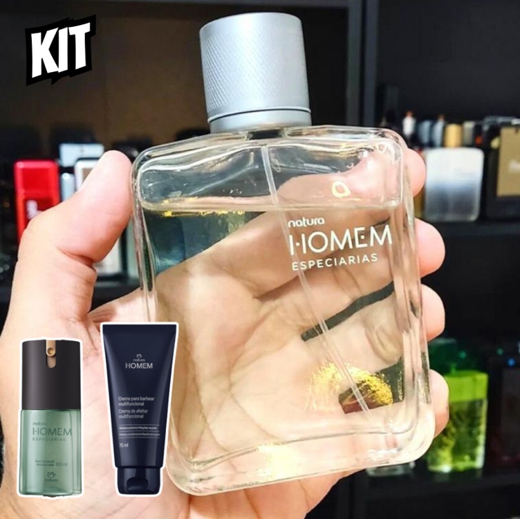 Presente Natura Homem Especiarias (3 produtos) Presente Natura Homem Especiarias (3 produtos)