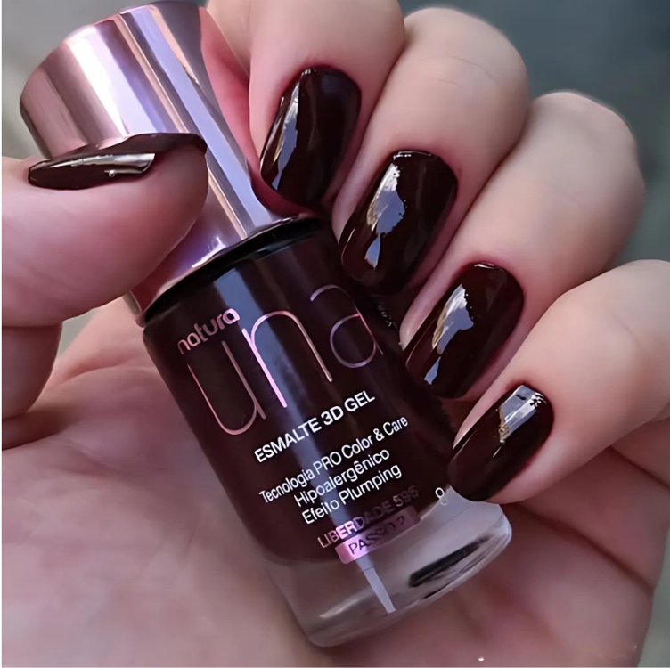 Esmalte 3D Gel Una - Liberdade 595 Esmalte 3D Gel Una - Liberdade 595