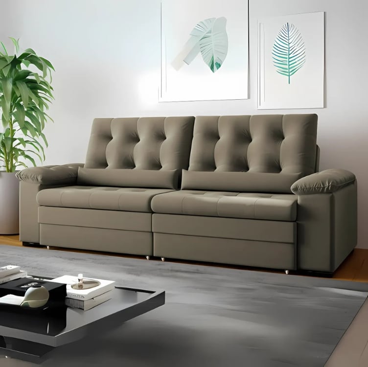 Sofá 2 Lugares Retrátil Reclinável Suede Phormatta Colômbia Smp Sofá 2 Lugares Retrátil Reclinável Suede Phormatta Colômbia Smp