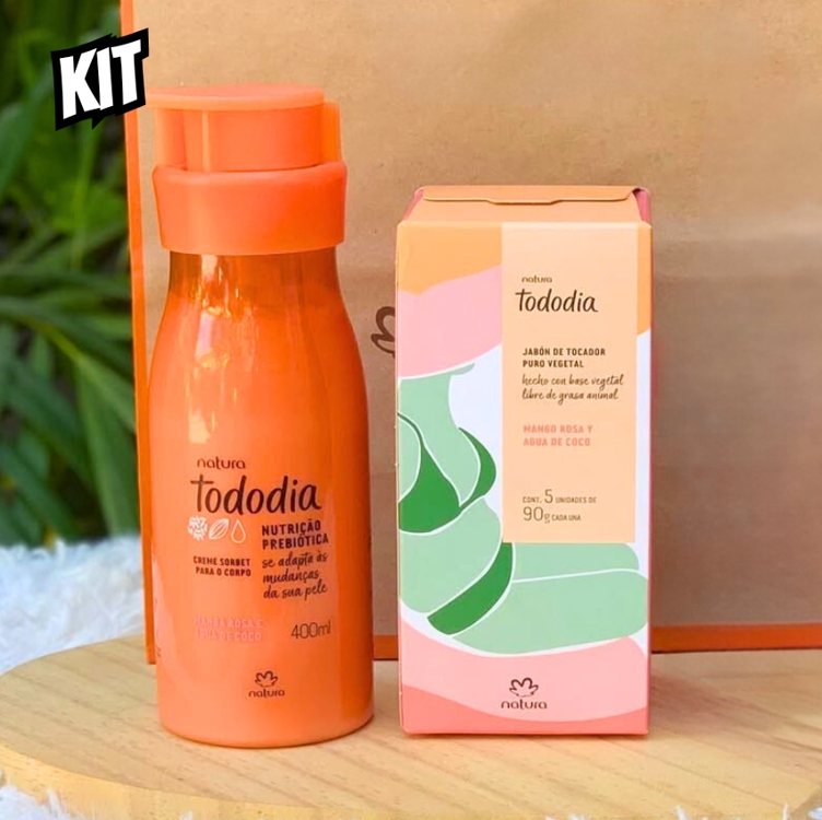 Kit Tododia Manga Rosa e Água de Coco Kit Tododia Manga Rosa e Água de Coco