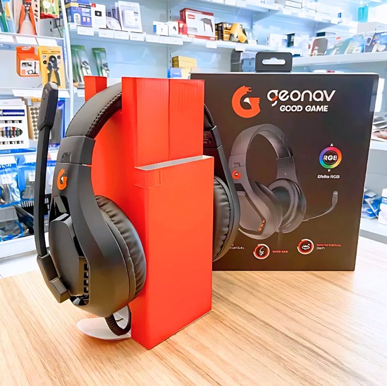 Geonav Headset Gamer Thunder Light Good Game, Rgb, 7.1 Virtual, Driver 50mm, Microfone Omnidirecional, Conexão Usb, G3hs01bk, Preto Geonav Headset Gamer Thunder Light Good Game, Rgb, 7.1 Virtual, Driver 50mm, Microfone Omnidirecional, Conexão Usb, G3hs01bk, Preto