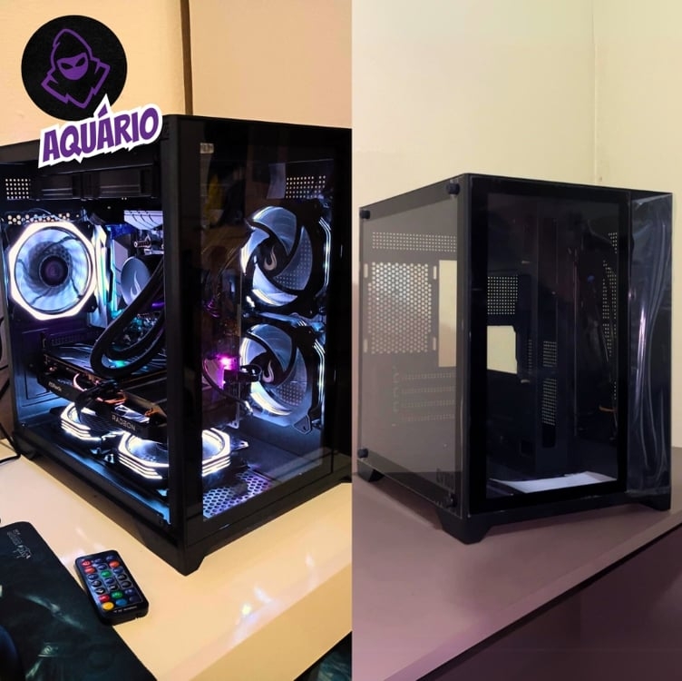 Gabinete Gamer Mancer Cv100, Mid-tower, Lat De Vidro Preto Gabinete Gamer Mancer Cv100, Mid-tower, Lat De Vidro Preto