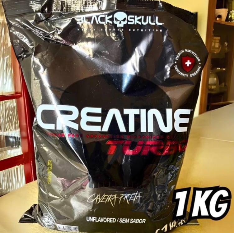 Creatina Turbo Refil 1kg Black Skull Creatina Turbo Refil 1kg Black Skull