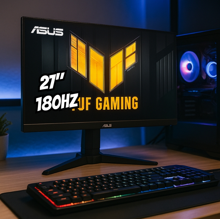 Monitor Gamer ASUS TUF VG279Q3A 27" Full HD, 180Hz, 1ms, IPS, DisplayPort e HDMI, FreeSync Premium, G-Sync, 99% sRGB - 90LM0990-B011B0 Monitor Gamer ASUS TUF VG279Q3A 27" Full HD, 180Hz, 1ms, IPS, DisplayPort e HDMI, FreeSync Premium, G-Sync, 99% sRGB - 90LM0990-B011B0