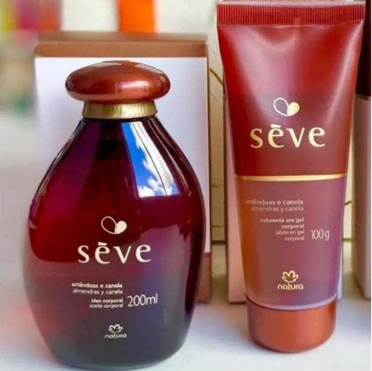 Presente Natura Sève Amêndoas e Canela (2 produtos) Presente Natura Sève Amêndoas e Canela (2 produtos)